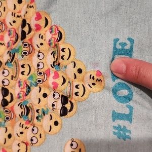 Three Emoji Printed Women's PJ Sets